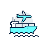 cargo ship at sea